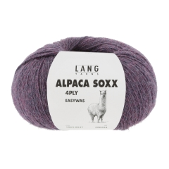 Lang Yarns Alpaca Soxx 4-fach - violett mélange