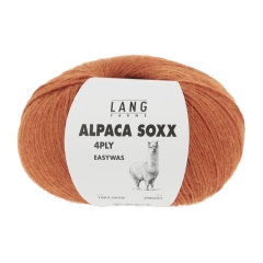 Lang Yarns Alpaca Soxx 4-fach - orange mélange