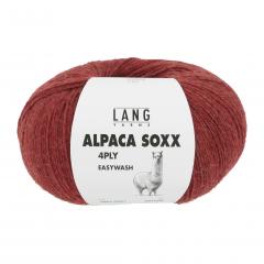 Lang Yarns Alpaca Soxx 4-fach - rot mélange