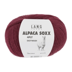Lang Yarns Alpaca Soxx 4-fach - weinrot