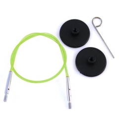 KnitPro Seil für Nadelspitzen 60 cm grün