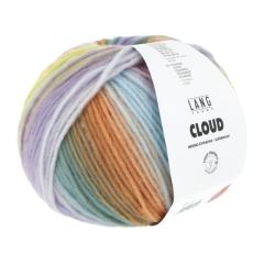 Cloud Lang Yarns - lila-orange-gelb-grün (0022)