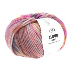 LANG YARNS Funky - melone-marine-gelb-mauve (0023)