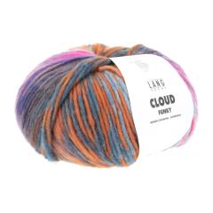 LANG YARNS Funky - hot pink-ozean-orange-petrol (0025)