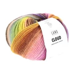 LANG YARNS Cloud - orange-marine-gelb-pflaume (0031)
