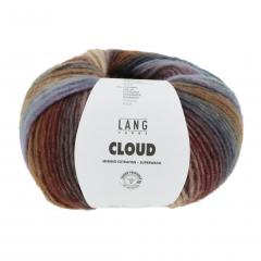 Lang Yarns Cloud - Farbe kastanie - petrol