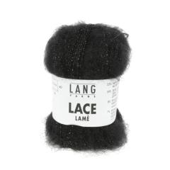 Lang Yarns Lace Lamé - schwarz-silber (0104)