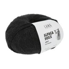 Alpaca Soxx 6-fach Lang Yarns - schwarz (0004)