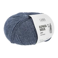 Alpaca Soxx 6-fach Lang Yarns - blau mélange (0010)