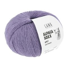 Alpaca Soxx 6-fach Lang Yarns - lila dunkel (0045)