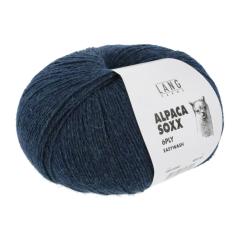 Alpaca Soxx 6-fach Lang Yarns - petrol mélange (0088)