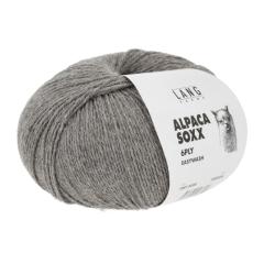 Alpaca Soxx 6-fach Lang Yarns - hellbraun mélange (0096)