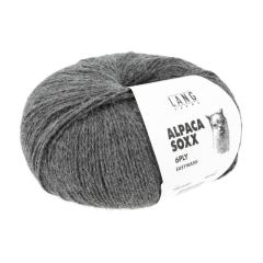 Alpaca Soxx 6-fach Lang Yarns - dunkelgrau mélange (0105)