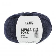 Lang Yarns Alpaca Soxx 6-fach - marine mélange