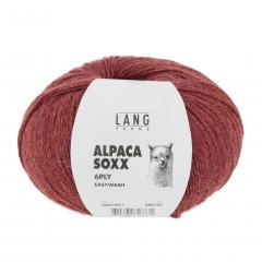 Lang Yarns Alpaca Soxx 6-fach - rot mélange
