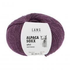 Lang Yarns Alpaca Soxx 6-fach - bordeaux mélange