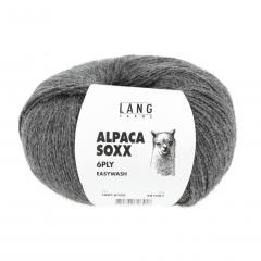 Lang Yarns Alpaca Soxx 6-fach - dunkelgrau mélange