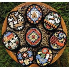 Prairie Schooler - Folk Eggs (Stickvorlage)