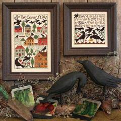 Stickvorlage The Prairie Schooler - As The Crow Flies