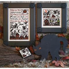 Prairie Schooler - Cats, Bats & Witches (Stickvorlage)