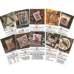 Prairie Schooler - Mini Card Set C - Garden Samplers (Stickvorlage)
