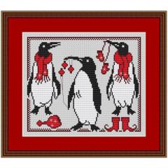 Kreuzstich-Insider - Weihnachtspinguin