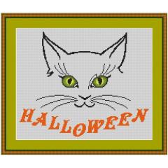 Kreuzstich-Insider - Halloweenkatze