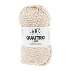 LANG YARNS Quattro Lamé - creme (0002)