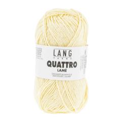 LANG YARNS Quattro Lamé - hellgelb (0012)