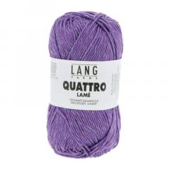 Quattro Lamé violett mittel - Lang Yarns (0146)
