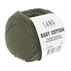 LANG YARNS Baby Cotton - olive dunkel (0198)