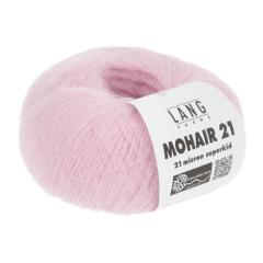 Lang Yarns Mohair 21 - edles Mohair-Seidengarn - babyrosa (0009)