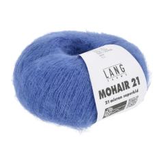 Lang Yarns Mohair 21 - edles Mohair-Seidengarn - blau (0010)