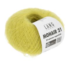 Lang Yarns Mohair 21 - edles Mohair-Seidengarn - sonnengelb (0014)