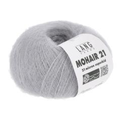 Lang Yarns Mohair 21 - edles Mohair-Seidengarn - silber (0023)