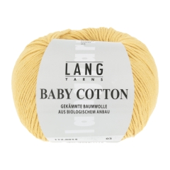 Lang Yarns Baby Cotton - Farbe 0014 gelb