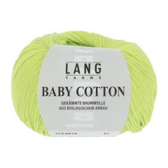 Lang Yarns Baby Cotton - Farbe 0016 hellgrün