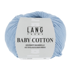 Lang Yarns Baby Cotton - Farbe 0020 hellblau