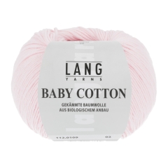 Baby Cotton Lang Yarns - rosa hell (0109)