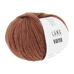 LANG YARNS Vaya - Baumwoll-Merino-Yak-Garn - nougat (0015)