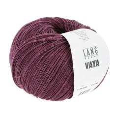 LANG YARNS Vaya - Baumwoll-Merino-Yak-Garn - pflaume (0090)