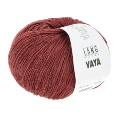 LANG YARNS Vaya - Baumwoll-Merino-Yak-Garn - ziegel (0187)