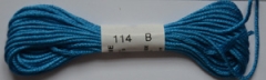 Soie dAlger Seidenstickgarn - Farbe 114 kühles blau