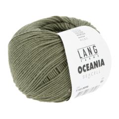 LANG YARNS Oceania - Baumwollgarn mit Seacell - dunkelolive (0098)