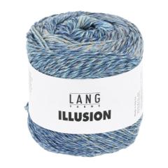 Illusion Lang Yarns - blau-grau-beige (0006)