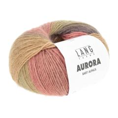 Aurora Lang Yarns - koralle-braun-violett-olive (0001)
