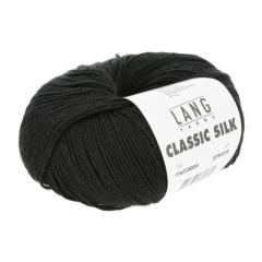 Classic Silk Lang Yarns - schwarz (0004)