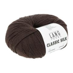 Classic Silk Lang Yarns - dunkelbraun (0068)