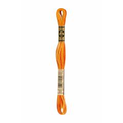 DMC Stickgarn (Sticktwist) - 51 orange multicolor