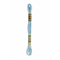 DMC Stickgarn (Sticktwist) - 67 babyblau multicolor